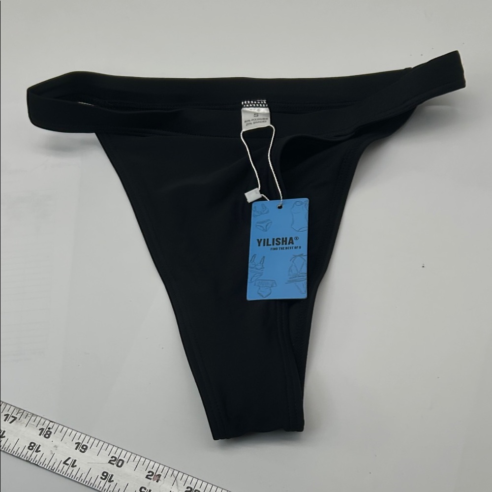 Black Yilisha Bikini Bottom
